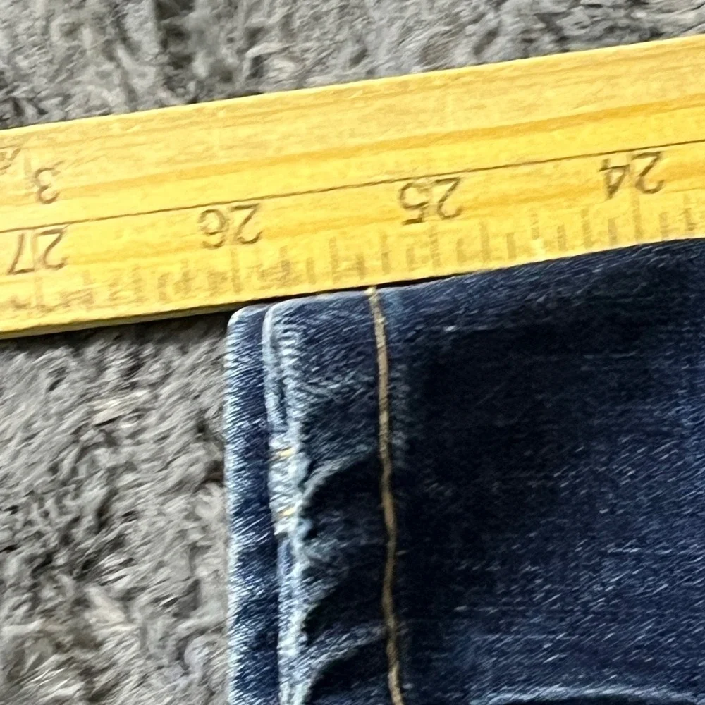 Levis 511 Slim Fit Jeans Mens 36x26 Dark Wash Blue Denim Faded AP399
